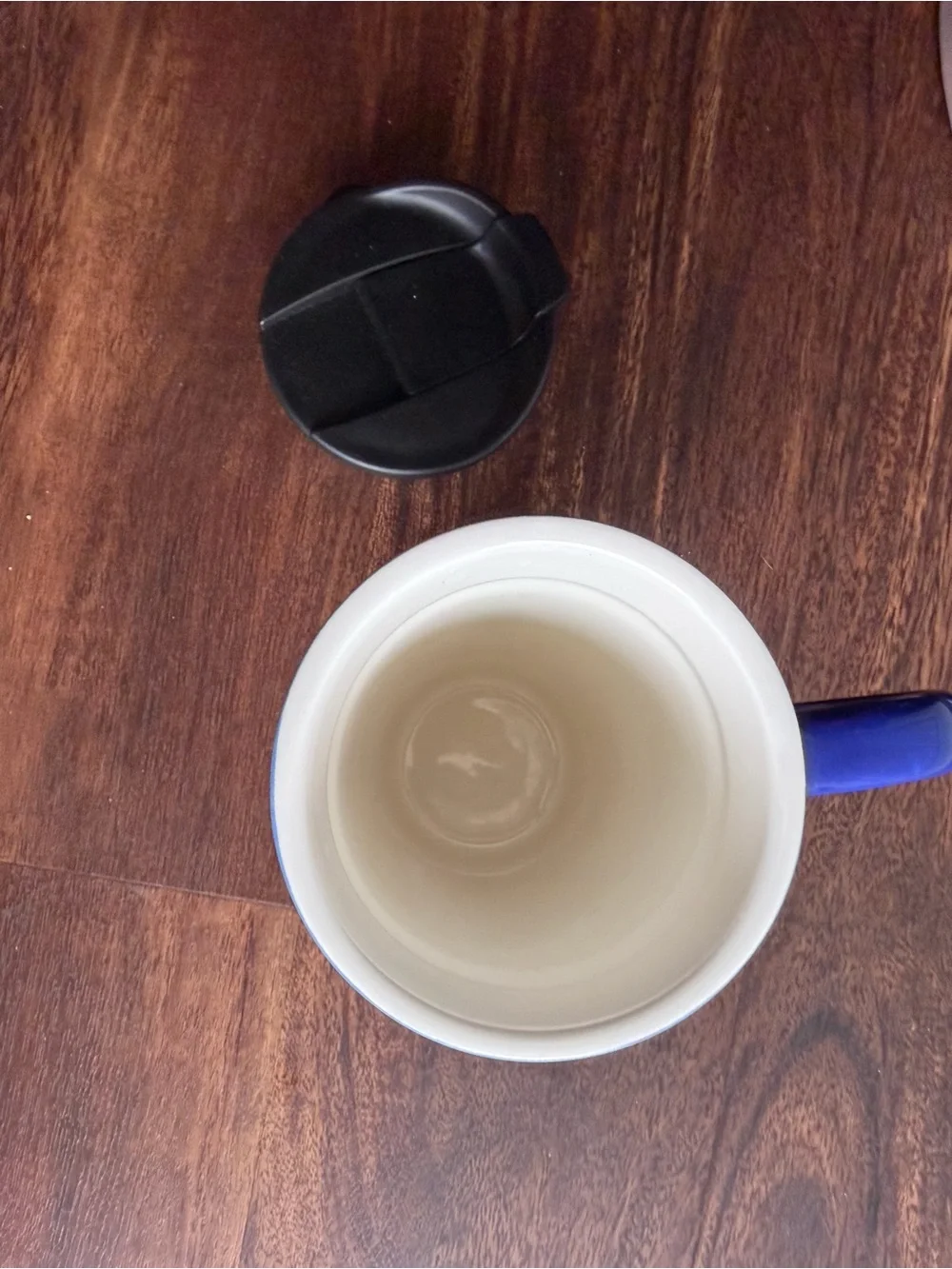 Blue 'Wag More, Bark Less' Dog Travel Mug with Handle